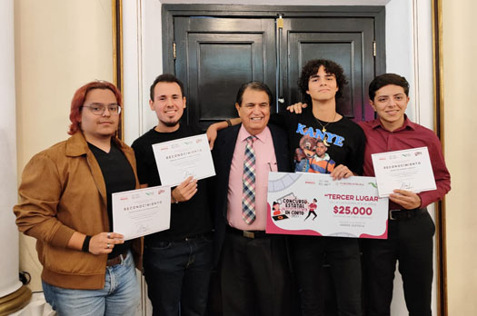 Equipo de ITSON Guaymas gana 3° lugar nivel Estatal en cortometraje