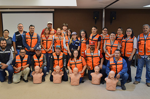 Capacita brigadas de primer respondiente con formación multifuncional