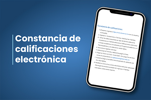 ​Ponen a disposición servicio de constancia de calificaciones