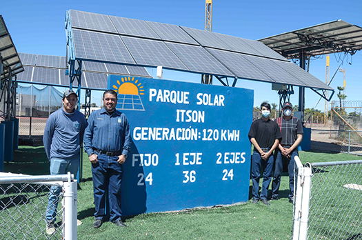 ​Genera ITSON energías renovables a través de su parque solar