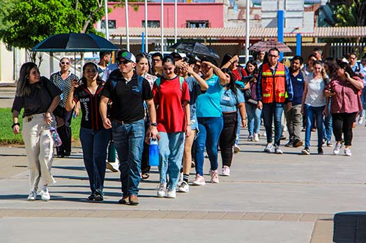 ​Realiza ITSON simulacros sísmicos en sus campus