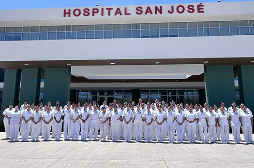 Estudiantes de Enfermería de Campus visitan Hospital San José